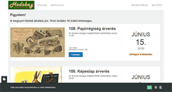 Desktop Screenshot of hodobay.hu